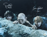 Sean Astin Elijah Wood Signed Lord of the Rings 16x20 Photo Beckett 42040