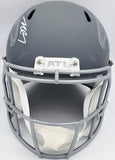 Michael Vick Autographed Eagles Slate Gray Full Size Speed Helmet Beckett Witnes