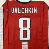 Signed ALEXANDER ALEX OVECHKIN Washington Red Jersey JSA COA Auto