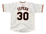 Orlando Cepeda Signed San Francisco Giants Jersey (Beckett) 1967 MVP / 1958 ROY