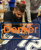 Ezekiel Elliott Autographed/Signed Pro Style Blue XL Jersey Beckett 37017