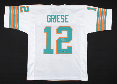 Bob Griese Signed Miami Dolphins Jersey (Beckett) 2xSuper Bowl Champ VII & VIII