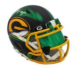 Brett Favre Signed Green Bay Packers Speed Flash Custom NFL Mini Helmet