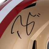 Brandon Aiyuk and George Kittle San Francisco 49ers Signed Speed Replica Helmet