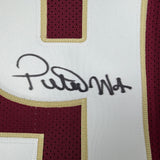 Autographed/Signed Peter Warrick Florida State FSU Maroon Jersey Beckett BAS COA