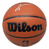 Allen Iverson 76ers Signed In Silver Wilson NBA I/O Replica Basketball JSA ITP