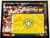 Jack Nicklaus Autographed Memorial Flag in 3D Lighted Shadowbox (26x32) BAS COA