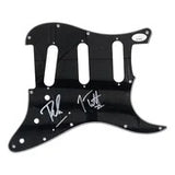 Joe Elliott Phil Collen Def Leppard Signed Black Guitar Pick Guard JSA ITP
