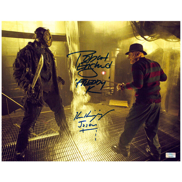 Robert Englund, Ken Kirzinger Autographed 2003 Freddy vs Jason 11x14 Photo