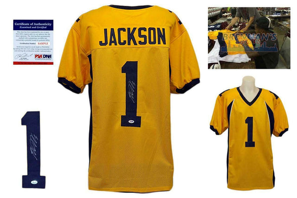 DeSean Jackson Autographed SIGNED Jersey - Gold - PSA DNA Authentic