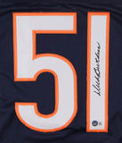 Dick Butkus Signed Chicago Bears Jersey (Beckett) 8xPro Bowl 1965-1972 L.B.