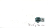 Brady Quinn Autographed Notre Dame Fighting Irish Index Card BAS 45395