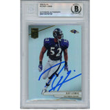 Ray Lewis Autographed/Signed 2024 Elite #12 Trading Card Beckett 53065