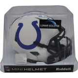 Carson Wentz Autographed/Signed Indianapolis Colts Lunar Mini Helmet FAN 46700
