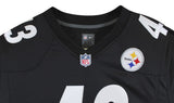 Steelers Troy Polamalu Authentic Signed Black Nike Limited Jersey BAS Witnessed