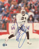 Tim Brown Autographed 8x10 Photo Los Angeles Raiders Beckett BAS QR #BS30028