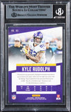 Vikings Kyle Rudolph Authentic Signed 2019 Prestige #63 Card BAS Slabbed 2
