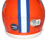 Fred Taylor Autographed Florida Gators Orange Mini Helmet BAS 40163