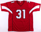 David Johnson Signed Cardinals Jersey (JSA) Arizona's Pro Bowl Running Back