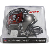 Ronde Barber Signed Tampa Bay Buccaneers VSR4 TB Mini Helmet HOF Beckett 49222