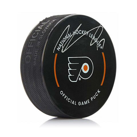 Wayne Simmonds Autographed Philadelphia Flyers Hockey Game Puck JSA PSA Pass