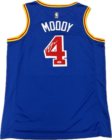 Moses Moody signed jersey PSA/DNA Golden State Warriors Autographed