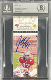 John Lynch Signed Tampa Bay Buccaneers Ticket 12/6/1999 Slab Beckett 37036
