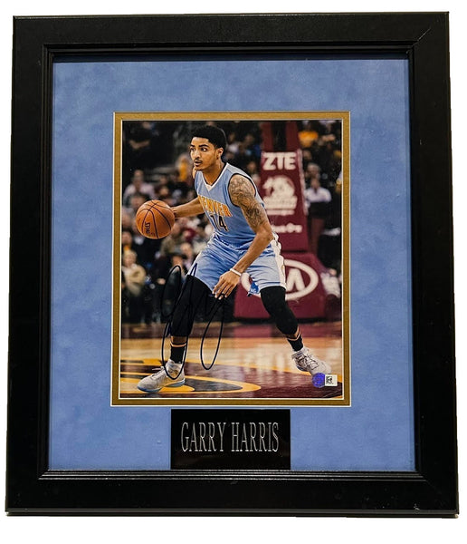 Gary Harris Autographed Denver Nuggets 8x10 Photo -- Framed | Sports Mem COA