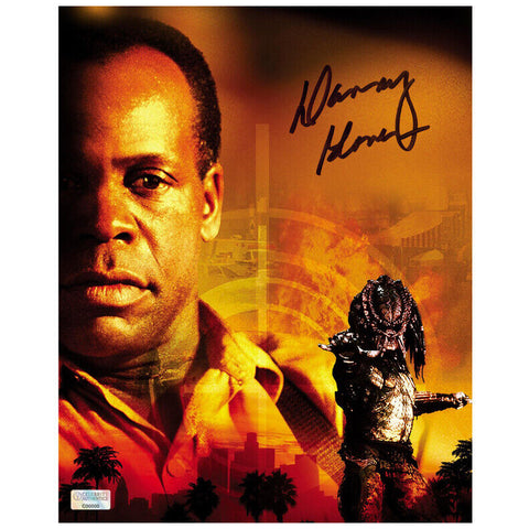 Danny Glover Autographed 1990 Predator II Lt Harrigan 8x10 Photo