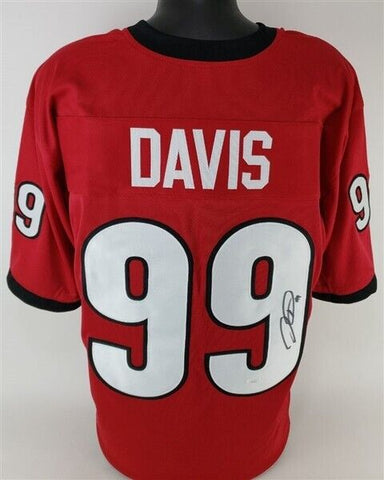 Jordan Davis Signed Georgia Bulldogs Jersey (JSA COA) Eagles 1st Rnd Pk 2022 /DT