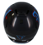 Dalton Schultz Autographed (Blue) Texans H-Town Full Size Speed Helmet Beckett