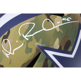 Dallas Cowboys Autographed F/S Camo Helmet Aikman Emmitt Irvin Beckett 50314