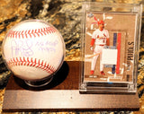 Albert Pujols Signed Rawlings Baseball w/ Inscriptions w/ Case/Card Fanatics COA