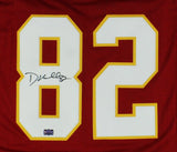 Dante Hall Signed Kansas City Custom Red Jersey