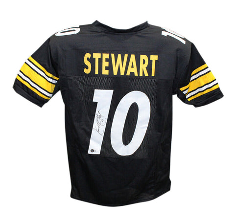 Kordell Stewart Autographed/Signed Pro Style Black Jersey Beckett 41029