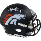 Wil Lutz Autographed/Signed Denver Broncos Mini Helmet Beckett Witness 54657
