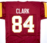 Gary Clark Autographed Maroon Pro Style Jersey w/ 2x SB Champs-Beckett W Holo