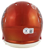 Buccaneers Mike Alstott Authentic Signed Flash Speed Mini Helmet W/ Case BAS Wit