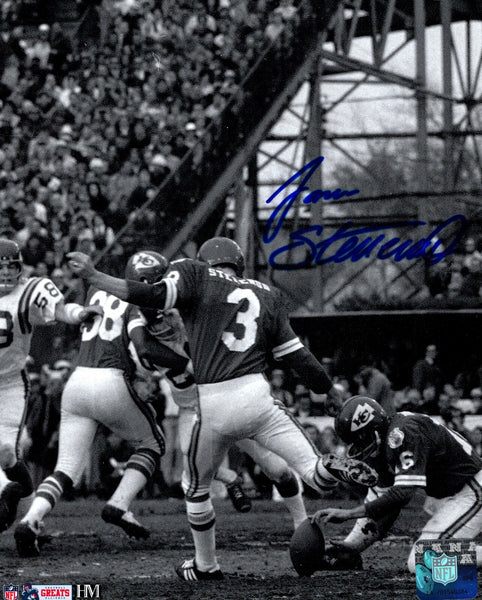 KC Chiefs JAN STENERUD Signed 8X10 Photo #5 AUTO - HOF '91
