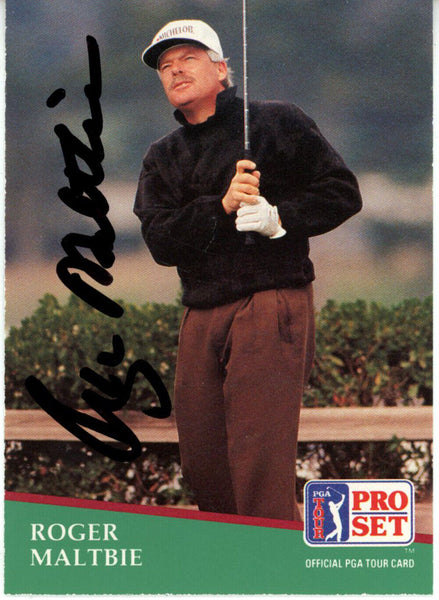 Roger Maltbie Autographed 1991 Pro Set #50 Trading Card Beckett 44877