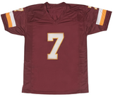 Joe Theismann of the Redskins Autographed "83 MVP" Custom #7 Jersey Beckett