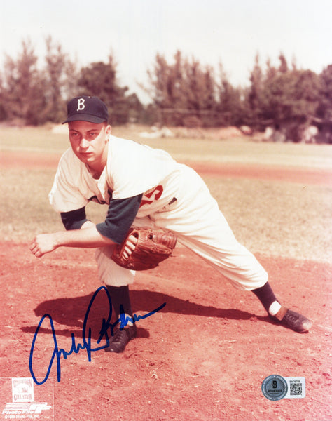 Johnny Podres Autographed Brooklyn Dodgers 8x10 Photo Beckett Authenticated #2