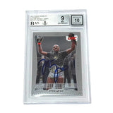 Jon Jones Signed 2022 Panini Prizm UFC Flashback #24 - BGS 9 AUTO WITNESSED