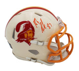 Rob Gronkowski Signed Tampa Bay Buccaneers Speed Retro NFL Mini Helmet