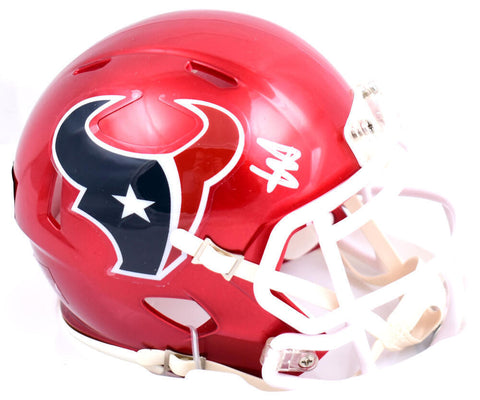 Will Anderson Autographed Houston Texans Flash Speed Mini Helmet- Fanatics