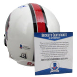 Joe Namath HOF Signed/Auto Hall of Fame Mini Football Helmet BAS/Beckett 213349