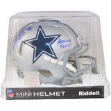 Luke Schoonmaker Signed Dallas Cowboys Mini Helmet America's Team Beckett 51148