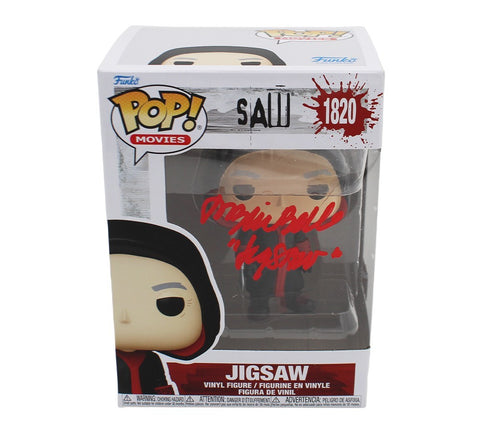 Tobin Bell Signed Saw Movie Jigsaw #1820 Funko Pop! - "Jigsaw" Insc