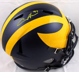Aidan Hutchinson Autographed Michigan Wolverines F/S Speed Helmet-Beckett W Holo