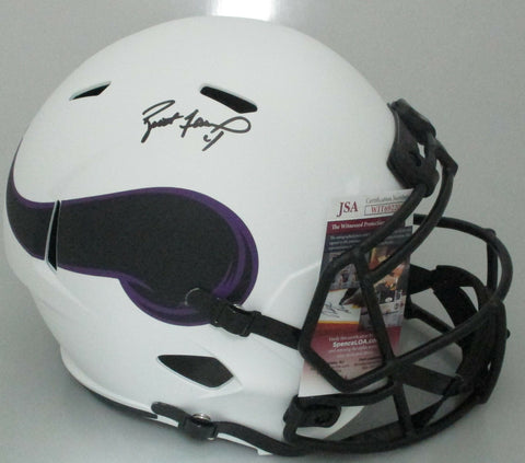 Vikings BRETT FAVRE Signed Full Size Replica LUNAR Speed Helmet AUTO - JSA
